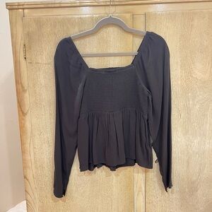 Old Navy black, long sleeve blouse